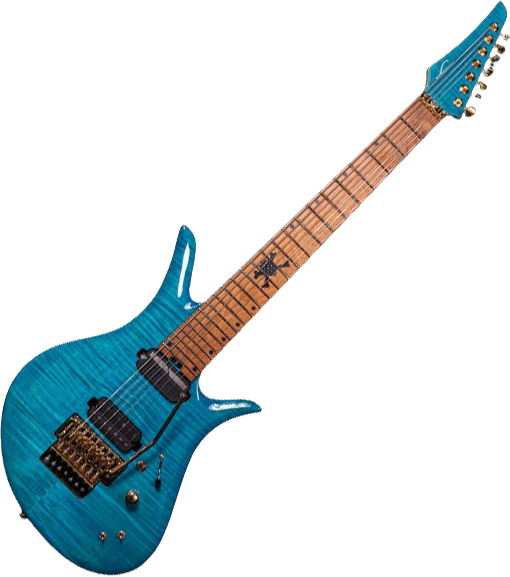 Legator Charles Caswell CC-7 7-String - demonberry Baritone guitar