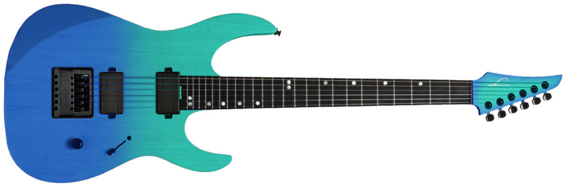 Legator Ninja N6ep Performance 2h Fishman Fluence Modern Ht Ric - Pacific Aqua - Guitare Électrique MÉtal - Main picture