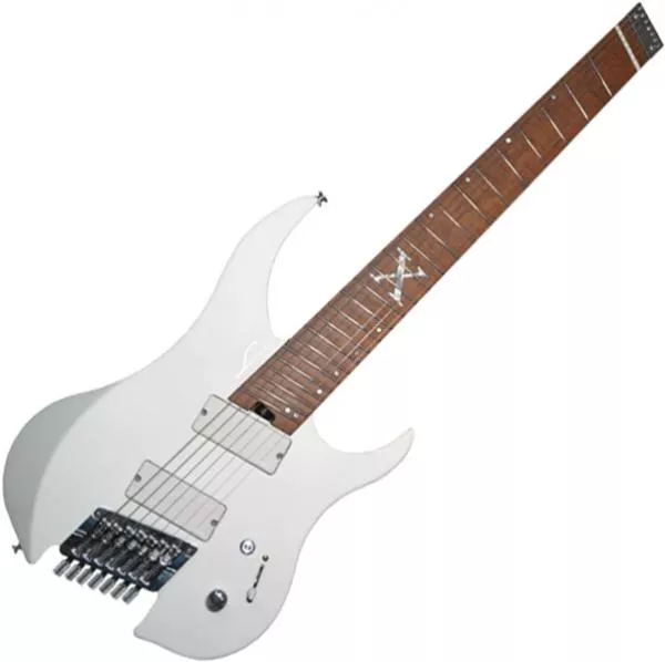 Guitare électrique multi-scale Legator Ghost G7FA 10th Anniversary - Alpine white