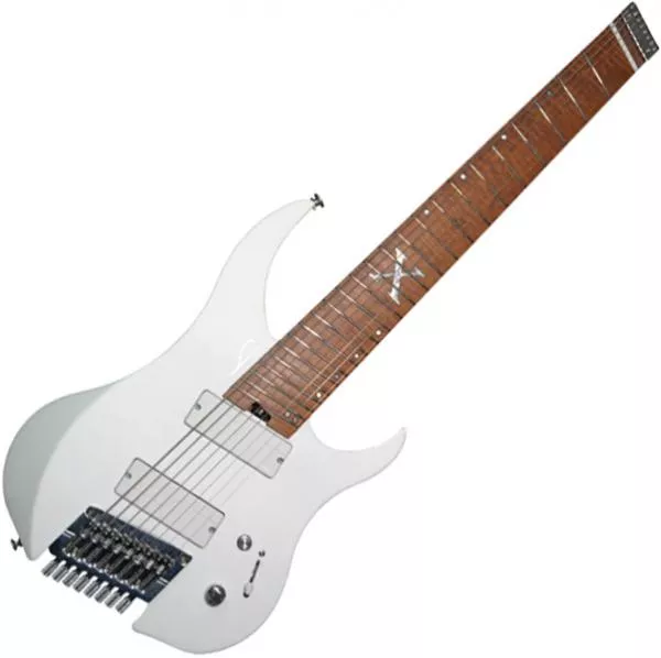 Guitare électrique multi-scale Legator Ghost G8A 10th Anniversary - Alpine white
