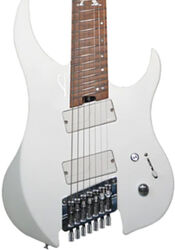 Guitare électrique multi-scale Legator Ghost G7FA 10th Anniversary - Alpine white