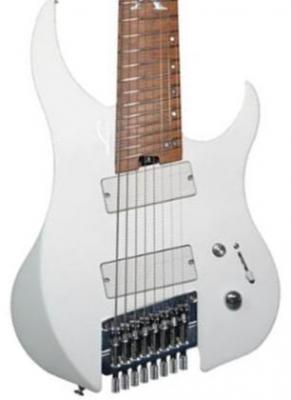 Guitare électrique multi-scale Legator Ghost G8A 10th Anniversary - Alpine white