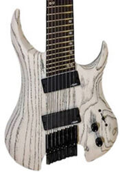 Guitare électrique multi-scale Legator Ghost Performance G8FP - White