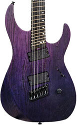 Guitare électrique multi-scale Legator Ninja Performance N6FP - Iris fade