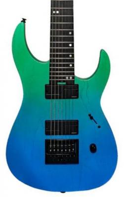 Guitare électrique solid body Legator Ninja Performance N7EP - Pacific aqua