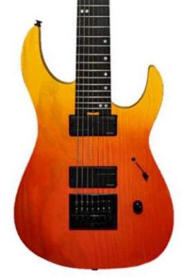 Guitare électrique baryton Legator Ninja Performance N7EP - Cali sunset