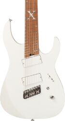 Guitare électrique multi-scale Legator Ninja N7XA 10th Anniversary Japan - Alpine white