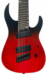 Guitare électrique multi-scale Legator Ninja Performance N8FP - Crimson
