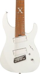 Guitare électrique multi-scale Legator Ninja N8XA 10th Anniversary Japan - Alpine white