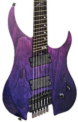 Guitare électrique solid body Legator Ghost Performance G6FP - Iris fade