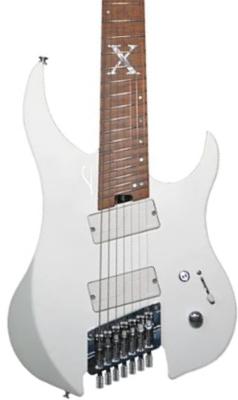 Guitare électrique multi-scale Legator Ghost G7FA 10th Anniversary - Alpine white