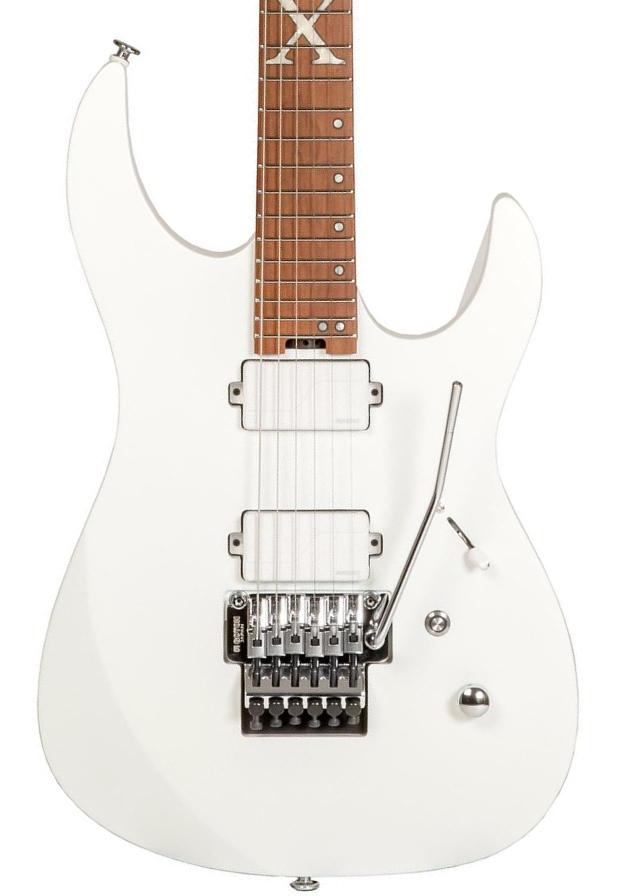 Guitare électrique multi-scale Legator Ninja N6XA 10th Anniversary - Frost white
