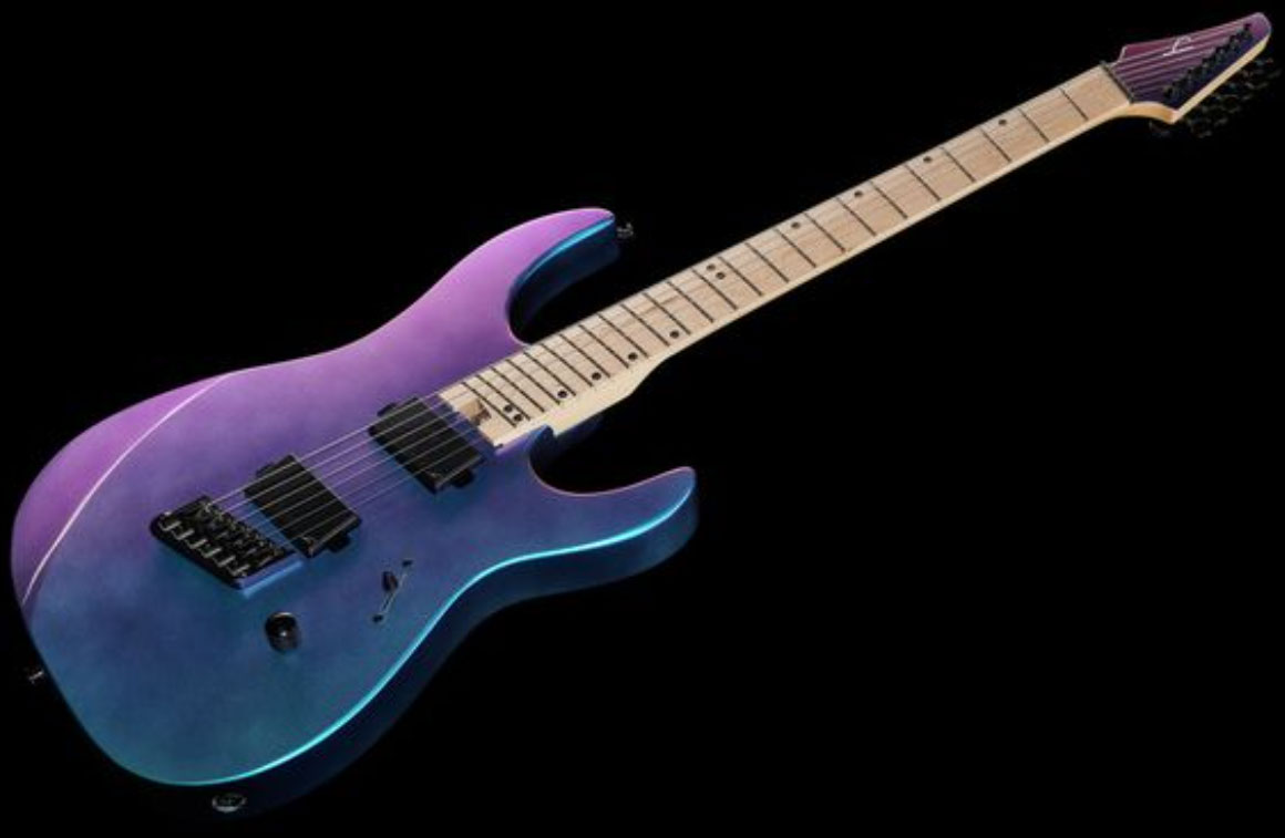 Legator N6fs Ninja S Fanned Frets Hh Ht Mn - Lunar Eclipse - Guitare Électrique Multi-scale - Variation 1