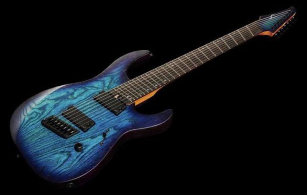 Guitare électrique multi-scale Legator Ninja Performance N7FP - cali cobalt