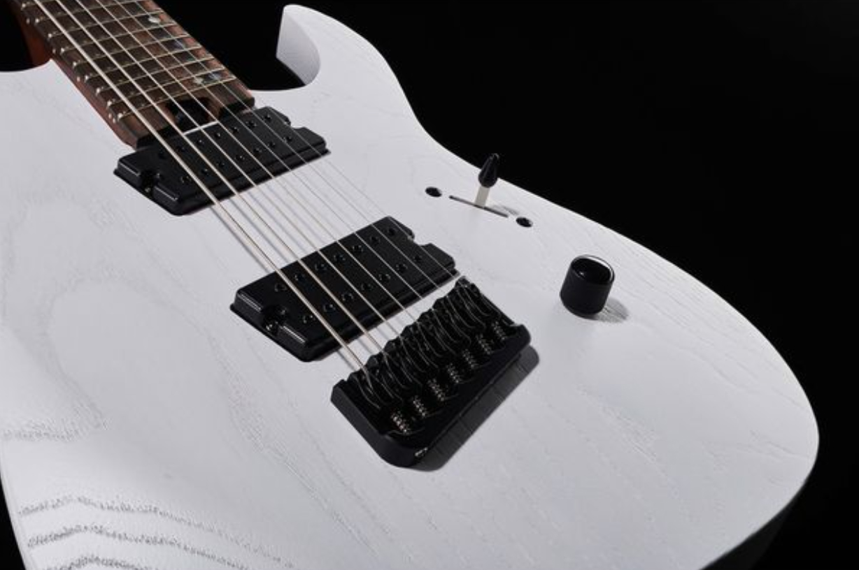Legator Ninja N7fp Performance 7c Multiscale 2h Ht Eb - White - Guitare Électrique Multi-scale - Variation 4