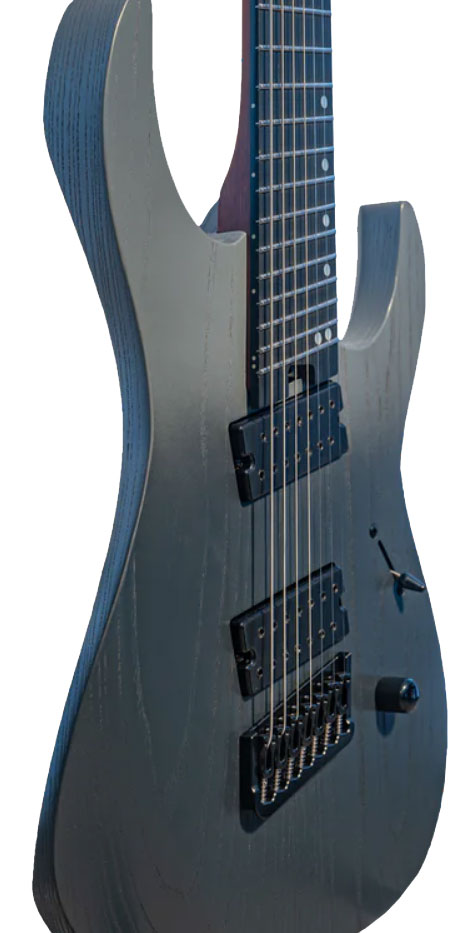 Legator Ninja N7fp Performance Multiscale 2h Ht Eb - Smoke - Guitare Électrique Multi-scale - Variation 2