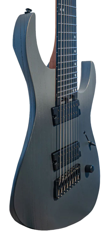 Legator Ninja N8fp Performance Multiscale 2h Ht Eb - Smoke - Guitare Électrique Multi-scale - Variation 2