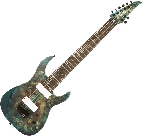 Guitare électrique baryton Legator Ninja N8X 2021 - Galaxy