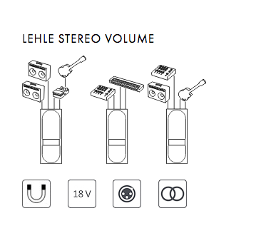 Lehle Stereo Volume - PÉdale Volume / Boost. / Expression - Variation 4