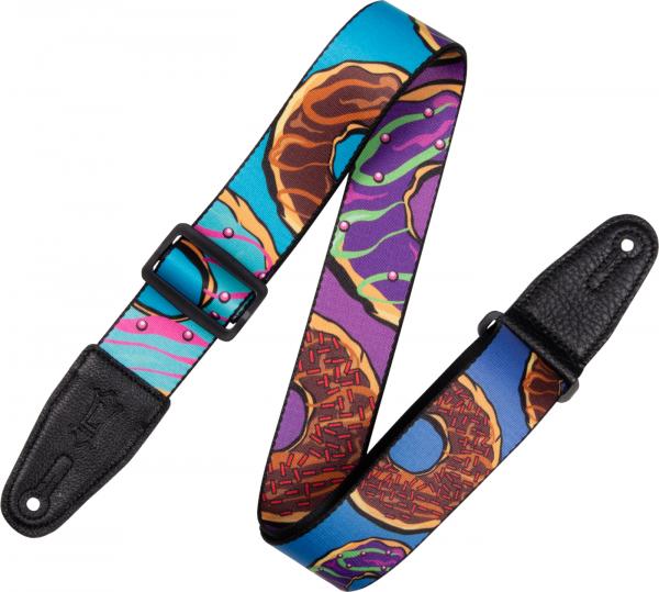 Levy's 5cm Polyester Embout Cuir Avec Motifs - Design 120 - Sangle Ukulele & Mandoline - Variation 3