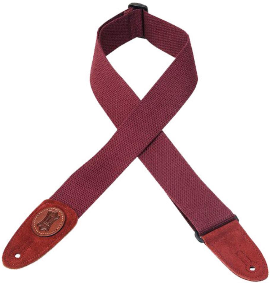 Sangle courroie Levy's MSSC8-BRN Cotton Guitar Strap