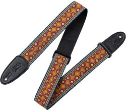 Sangle courroie Levy's 5 cm, tissu avec motifs Hootenany, dos polypropylene - Design 026
