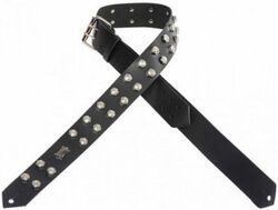 Sangle courroie Levy's PM28-2N Garment Leather Guitar Strap - Black