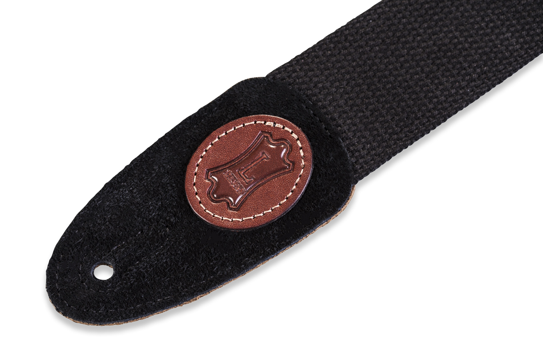 Levy's Mssc8-blk Cotton Guitar Strap 2inc - Sangle Courroie - Variation 1