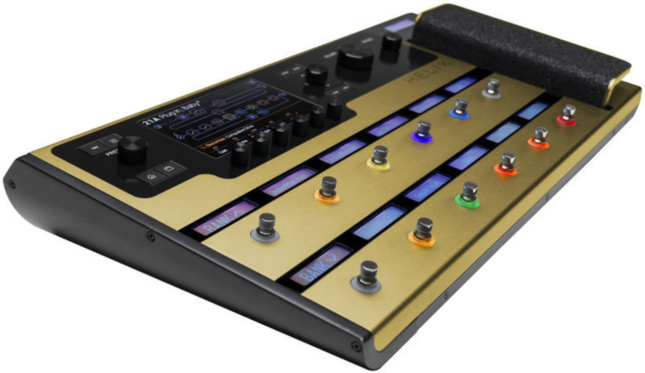 Line 6 Helix Floor Guitar Processor Gold Ltd - Multi Effet Guitare Électrique - Main picture