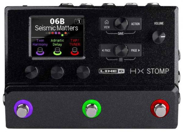 Line 6 HX Stomp Guitar amp modeling simulation