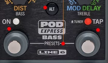 Line 6 Pod Express Bass - Multi Effet Guitare Électrique - Variation 12