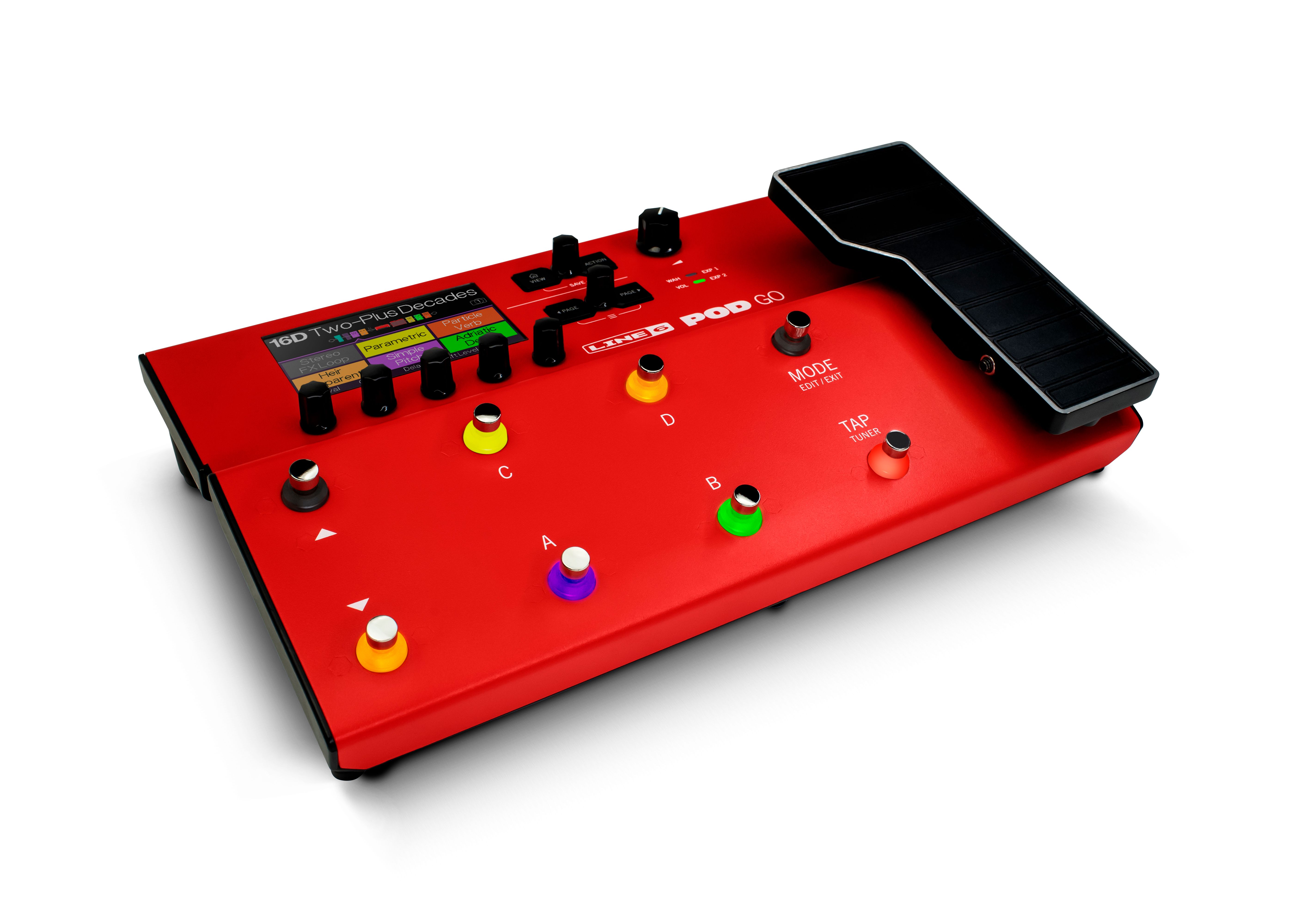 Line 6 Pod Go Limited Edition Red - Simulation ModÉlisation Ampli Guitare - Variation 3
