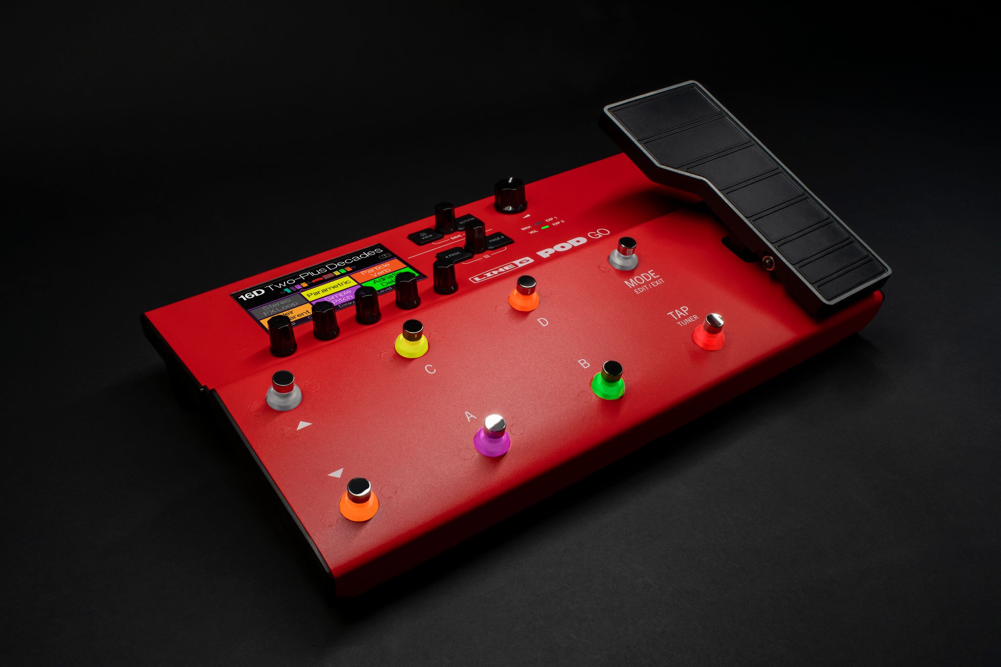 Line 6 Pod Go Limited Edition Red - Simulation ModÉlisation Ampli Guitare - Variation 6