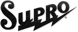 Supro, ampli guitare supro, logo Supro