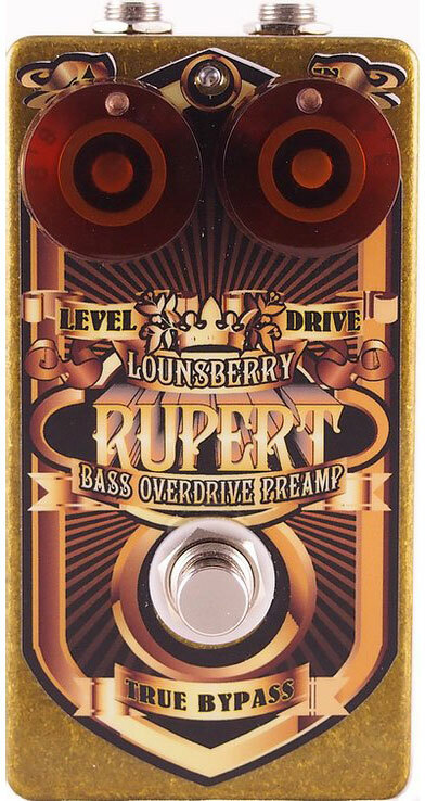 Lounsberry Pedals Rbo-1 Rupert Bass Overdrive Standard - PÉdale Overdrive / Distortion / Fuzz - Main picture