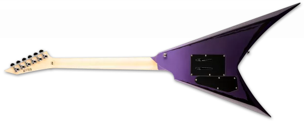 Guitare électrique solid body Ltd Alexi Ripped - purple fade satin w/ pinstripes