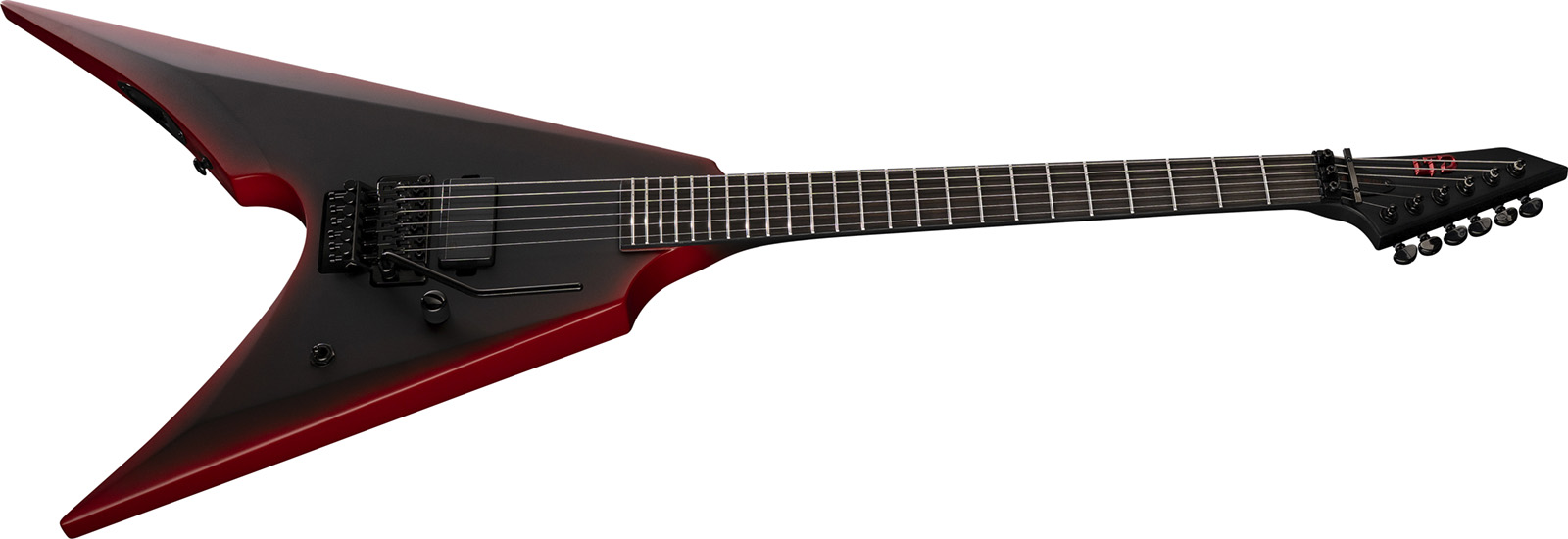 Ltd Arrow Black Metal Series Fr 1h Eb - Black Red Burst Satin - Guitare Électrique MÉtal - Variation 2