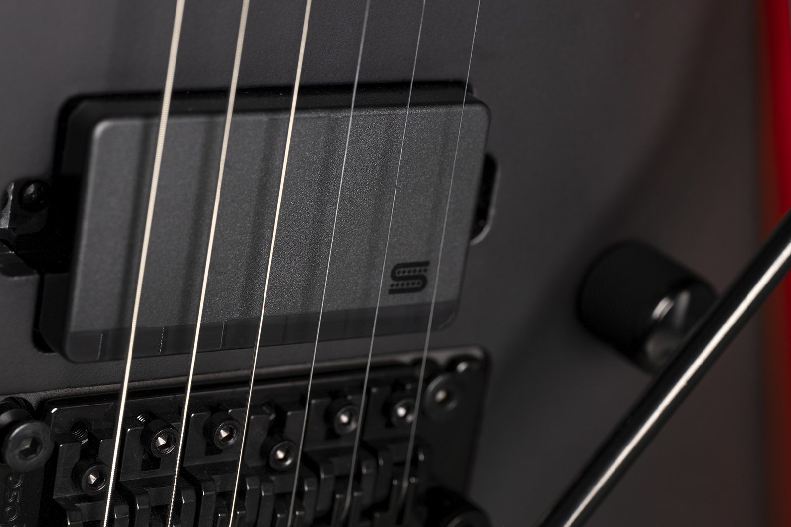 Ltd Arrow Black Metal Series Fr 1h Eb - Black Red Burst Satin - Guitare Électrique MÉtal - Variation 4