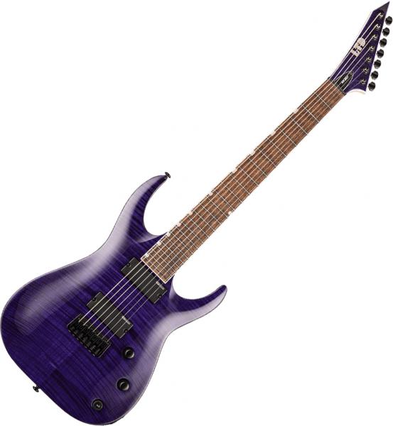 Guitare électrique solid body Ltd Brian Head Welch SH-207 - See thru purple
