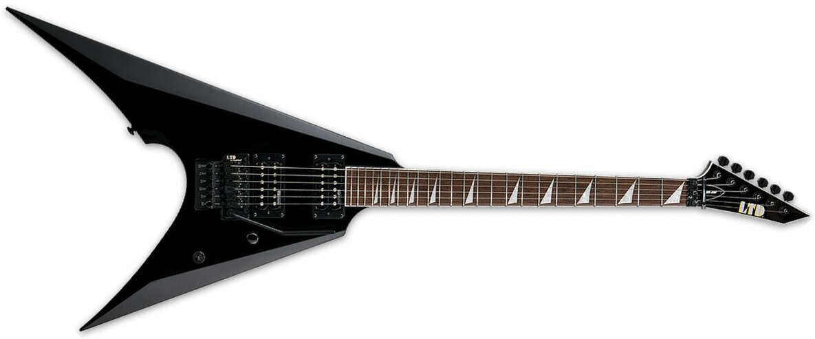 Ltd Arrow-200 Hh Fr Jat - Black - Guitare Électrique MÉtal - Main picture