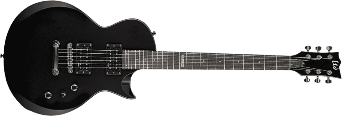 Ltd Ec-10 Kit Hh Ht Rw +housse - Black - Guitare Électrique Single Cut - Main picture