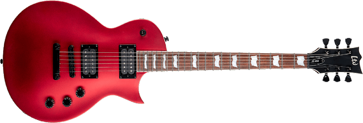 Ltd Ec-256 Hh Ht Jat - Candy Apple Red - Guitare Électrique MÉtal - Main picture