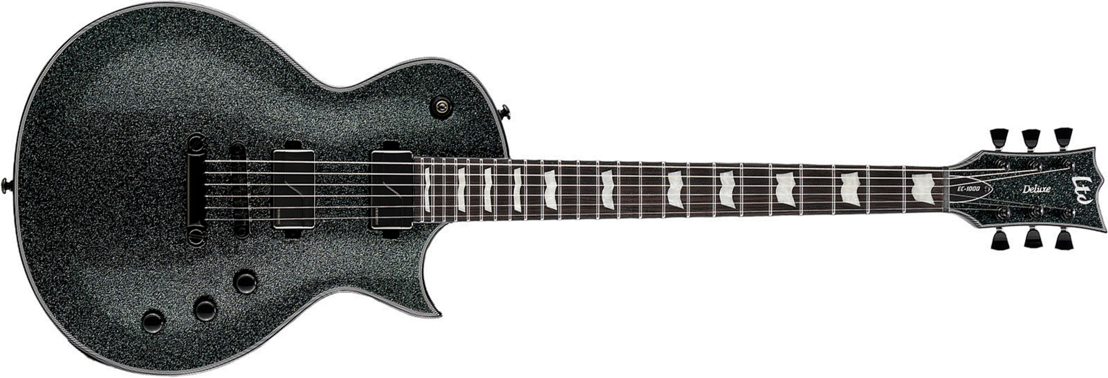Ltd Ec1000 2h Fishman Fluence Ht Eb - Granite Sparkle - Guitare Électrique Single Cut - Main picture
