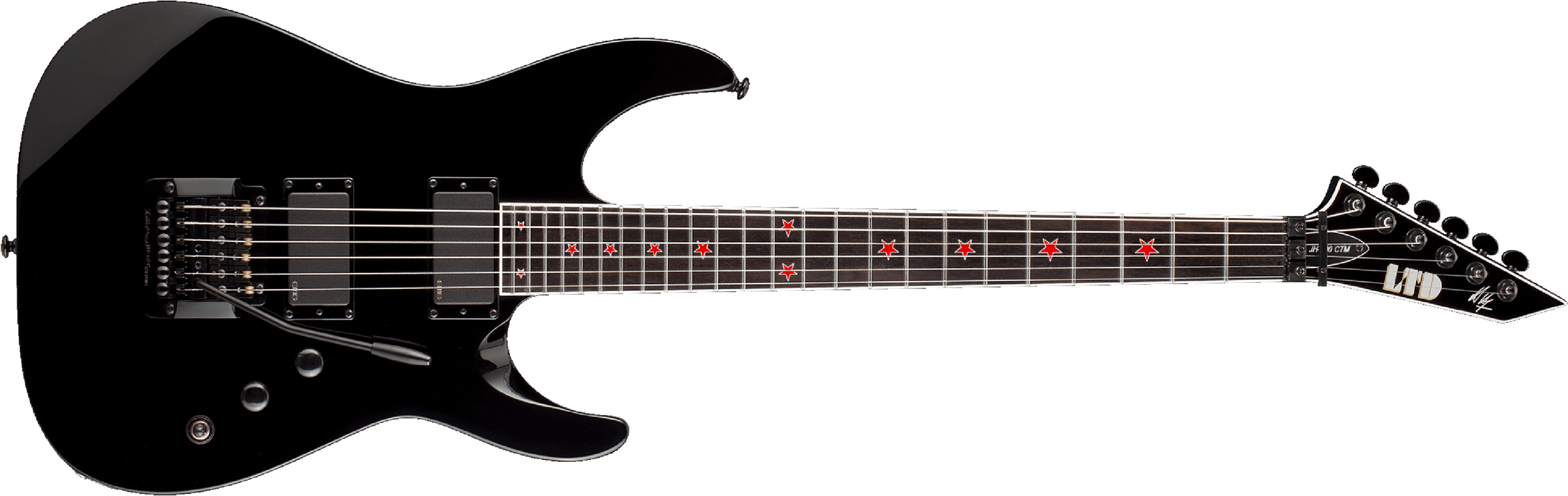 Ltd Jeff Hanneman Jh-600 Signature Hh Emg Khaler Eb - Black - Guitare Électrique Forme Str - Main picture