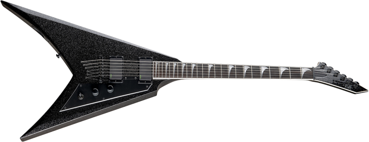 Ltd Kh-v 602 Kirk Hammett Signature Hh Ht Eb - Black Sparkle - Guitare Électrique MÉtal - Main picture