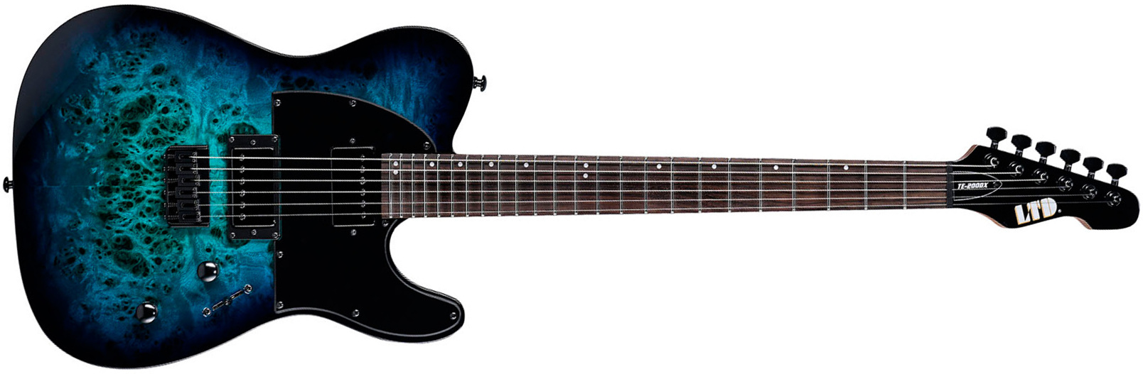 Ltd Te200dx 2h Ht Rw - Blue Burst - Guitare Électrique Forme Tel - Main picture