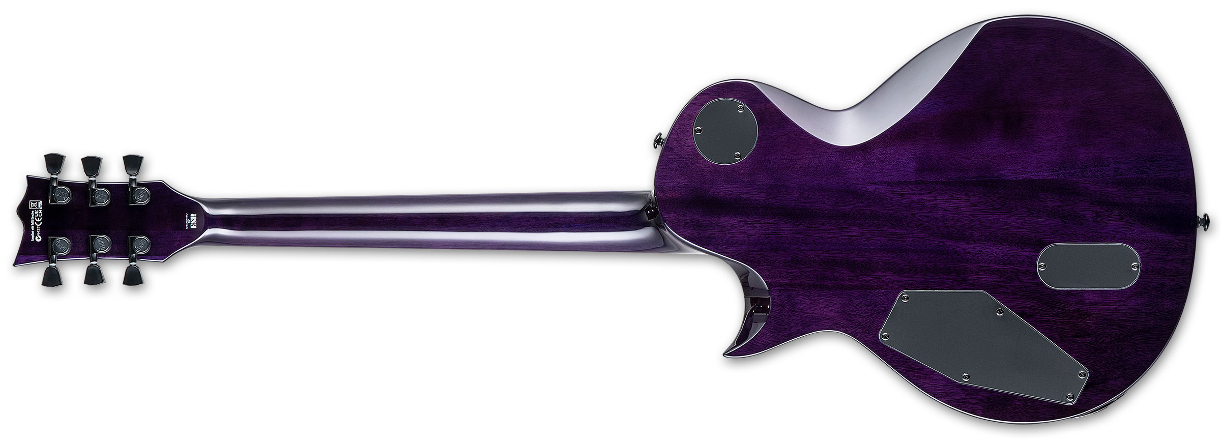 Ltd Ec-1000 Hh Ht Emg Eb - See Thru Purple Sunburst - Guitare Électrique Single Cut - Variation 2