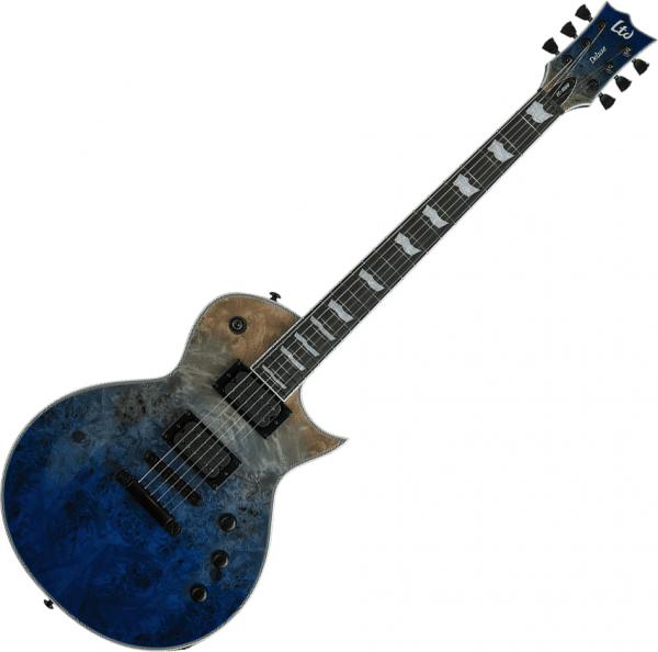 Guitare électrique solid body Ltd EC-1000 - Blue natural fade