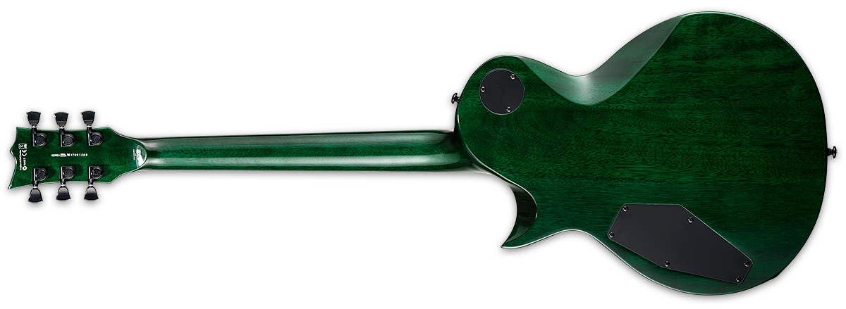 Ltd Ec-1000 Hh Seymour Duncan Ht Eb - See Thru Green - Guitare Électrique Single Cut - Variation 2