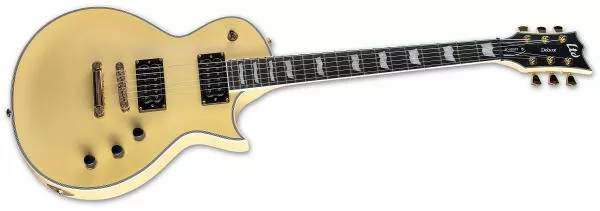 Guitare électrique solid body Ltd EC-1000T CTM - vintage gold satin